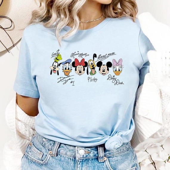 Mickey and Friends Signatures Png, Disney World Png, Disneyland Png, Mickey and Co Disney Png Magical Kingdom