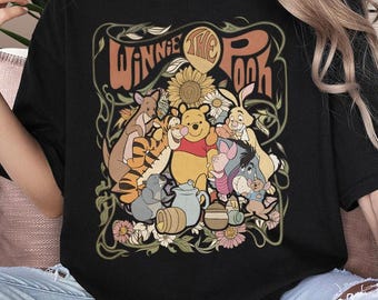 Retro Winnie The Pooh Shirt, Pooh And Friends Tshirt, Disney Pooh Shirt, Pooh T-Shirt, Pooh Bear And Co Tee, Winnie The Pooh