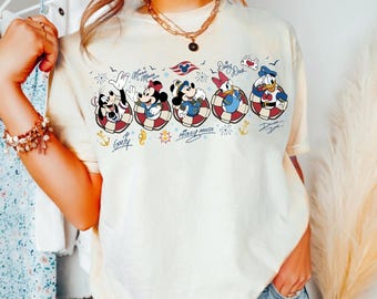 Disney Cruise Squad Shirt, Mickey and Friends Cruise Tee, Let's Cruise Shirt, Disney Summer Shirt, Disney Vacation Tee, Family Matching Tee