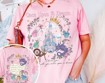Disney Princess Aurora Shirt, Vintage Disney Sleeping Beauty T-Shirt, Once Upon A Dream Tee, Pink Disney Princess Shirt, Disney Trip Shirt