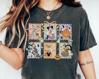 Mickey & Friends Portrait Halloween Shirt, Retro  Halloween Tee, Mickey's Not So Scary Party Matching Tee,  Halloween Tee