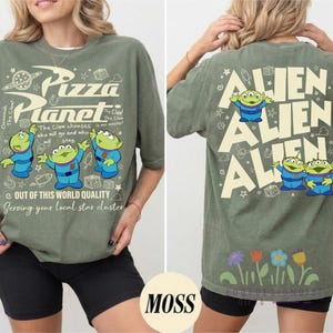 Pizza Planet Toy Story Shirt, Aliens Shirt, Pizza Planet Tee, Toy Story Family Shirt, Funny Aliens Pizza Planet T-Shirt image 3