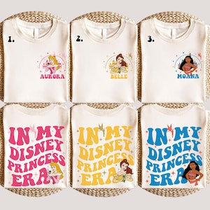 Disney Princess Shirt, In My Disney Princess Era Sweatshirt, Disneyworld Girls Trip Tee, Disneyland Vacation Shirt, Princess Matching Tee