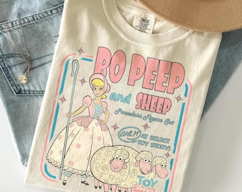 Camiseta infantil de Bo Peep Oveja de Toy Story de Disney, Camisetas de Bo Peep Disney para Niñas, Camiseta de Magic Kingdom, Camiseta para Viaje a Disneyland para Niñas, Regalo de Cumpleaños para Niñas