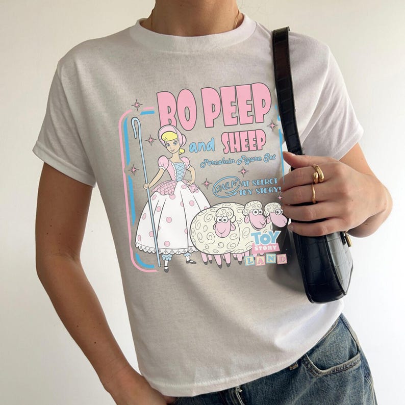 Toy Story Bo Peep Sheep Babytee, Bo Peep Girls Shirts, Magic Kingdom Shirt, land Girl Trip Shirt, Birthday Girl Gift 画像 2