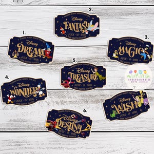 Disney Cruise Door Magnet, Cruise DCL Gift Exchange Fish Extender Cruise Line Ship Name Door Magnet Disney Family Cruise Ship Stateroom Door