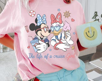 Disney Girl Cruise Daisy Minnie Shirt, Life Of A Cruise Girl Tee, Disney Girl Trip Vacation Shirt, Matching Cruise Tee