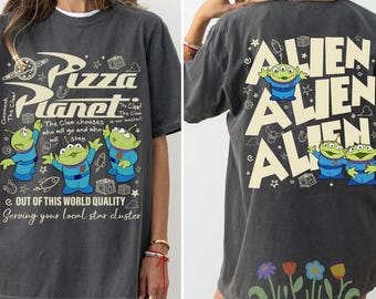Pizza Planet Toy Story Shirt, Disney Aliens Shirt, Pizza Planet Tee, Toy Story Family Shirt, Funny Disney Aliens Pizza Planet T-Shirt