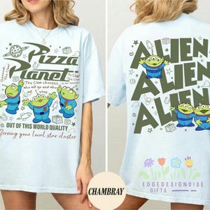 Pizza Planet Toy Story Shirt, Aliens Shirt, Pizza Planet Tee, Toy Story Family Shirt, Funny Aliens Pizza Planet T-Shirt image 5