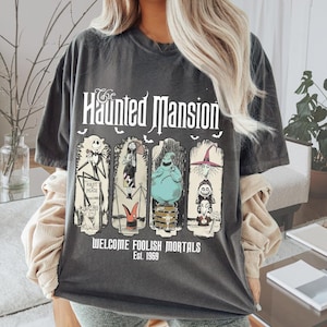 Vintage Disney The Haunted Mansion Shirt, Hitchhiking Ghosts Leota Tshirt, Disneyland Halloween,Spooky Season, Disneyland Vacation