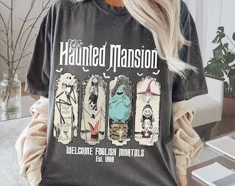 Vintage Disney The Haunted Mansion Shirt, Hitchhiking Ghosts Leota Tshirt, Disneyland Halloween,Spooky Season, Disneyland Vacation