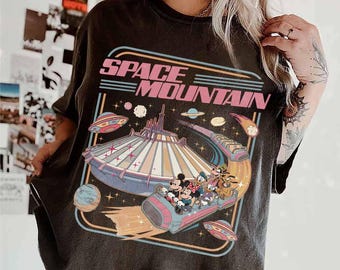 Chemise Space Mountain Mickey et ses amis, t-shirt Get in Loser We're Going to Space, t-shirt Tomorrowland Magic Kingdom, voyage WDW Disneyworld