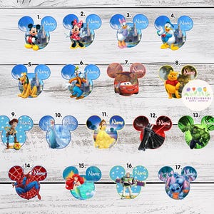 Disney Characters Magnet Personalized Cruise Door Magnets Disney Cruise 2025 magnet, Family Cruise door magnet decor Disney Cruise Magnet