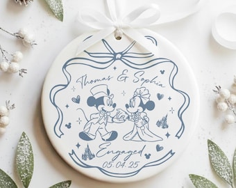 Together Is Our Favorite Place To Be Naughty Couple - Personalized Ceramic Ornament