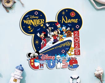 Personalized Disney Cruise Door Magnet Cruise line door magnet Disney Cruise Magnet DCL Magnet Stateroom Door magnet Ship Cruise Magnet