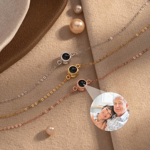 Custom Family Photo Projection Bracelet, Memorial Projection Bracelet, Mother&#39;s Day Bracelet, Photo Bracelet for Woman, Gift for Her