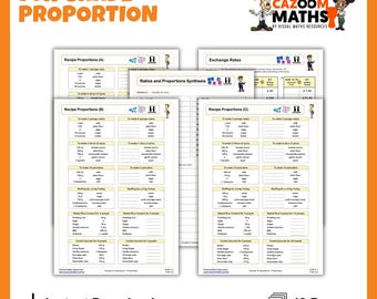 7th Grade Proportions Worksheets with Answers | 7th Grade Math Practice & Exercises for Students | CCSS Aligned Math