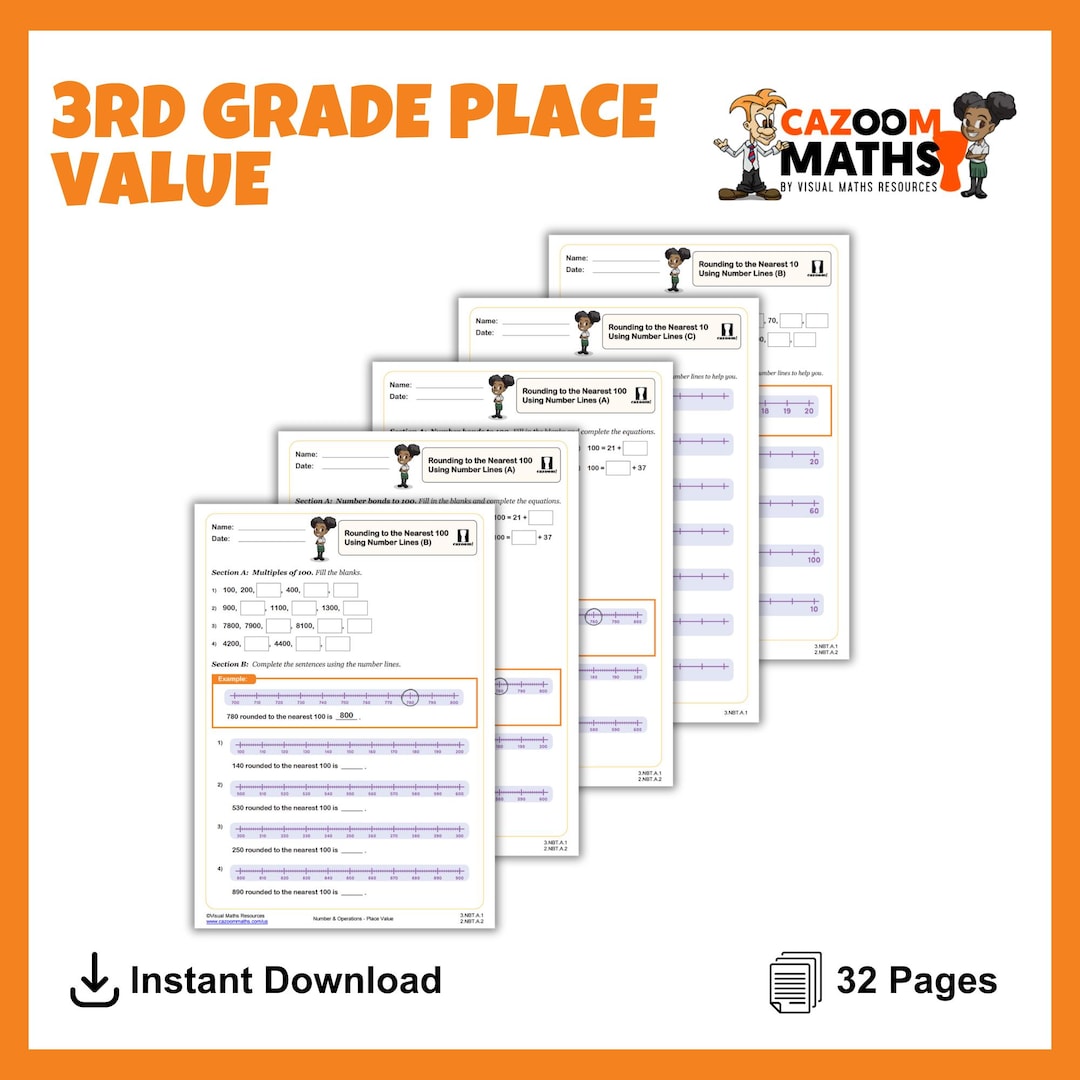 3rd Grade Place Value Worksheets With Answers | Math Practice ...