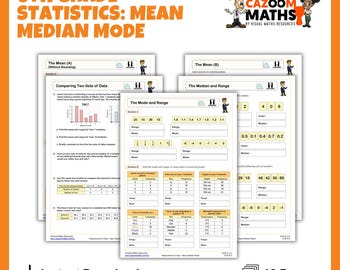 6th Grade Statistics Mean Median Mode Worksheets With Answers | Printable Math Worksheets