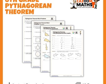 8 Klasse Pythagorean Arbeitsblätter Mit Lösungen | Druckbare Mathe-Übungsblätter der 8.Klasse für Klassenzimmer & Hausaufgaben | CCSS ausgerichtet