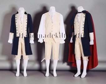 George Washington American Revolution Uniform: 1770s Wool Colonial Coat