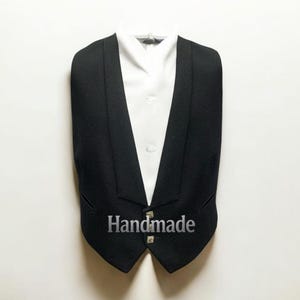 Scottish Highland Formal Wear Prince Charlie Vest with 3 Front Buttons – Traditional