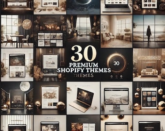 Premium Shopify-themabundel Bestemmingspagina's / Dropshipping / E-commerce / Sjabloon / HTML / UX / Website / Ontwerp / Site / Store / CSS