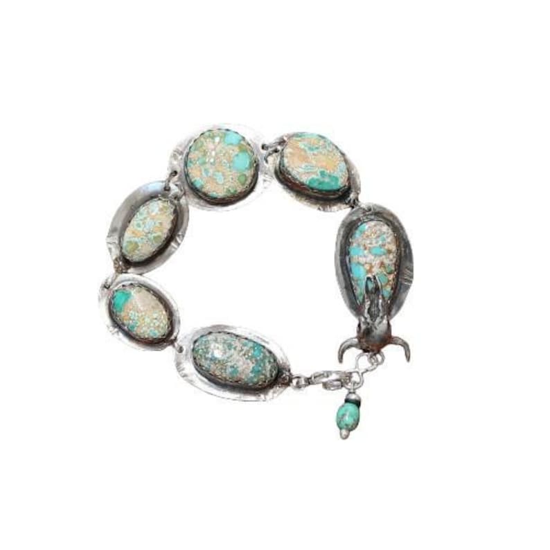 Carico Lake Turquoise Bracelet Sterling Southwest,