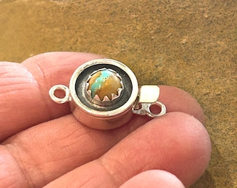 AAA Mixed Turquoise Bracelet Sterling Silver Deer Clasp - Etsy