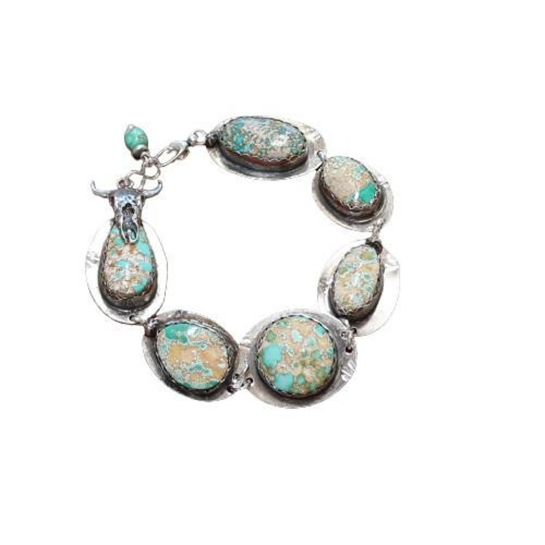 Carico Lake Turquoise Bracelet Sterling Southwest,