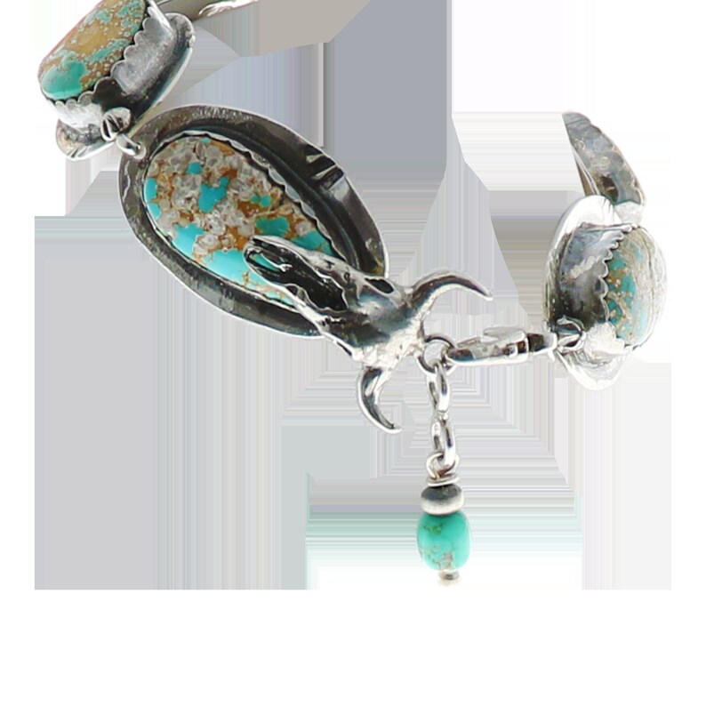 Carico Lake Turquoise Bracelet Sterling Southwest,