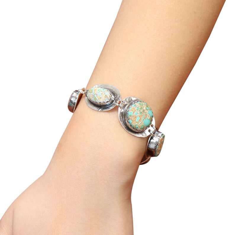 Carico Lake Turquoise Bracelet Sterling Southwest,