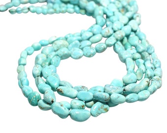 Sierra Nevada Turquoise Beads Nevada Robins Egg Blue 5-7X9mm