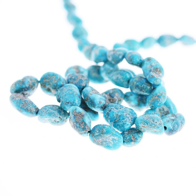 BLUE RIDGE ORVIL Jack Turquoise Beads Potato Shape
