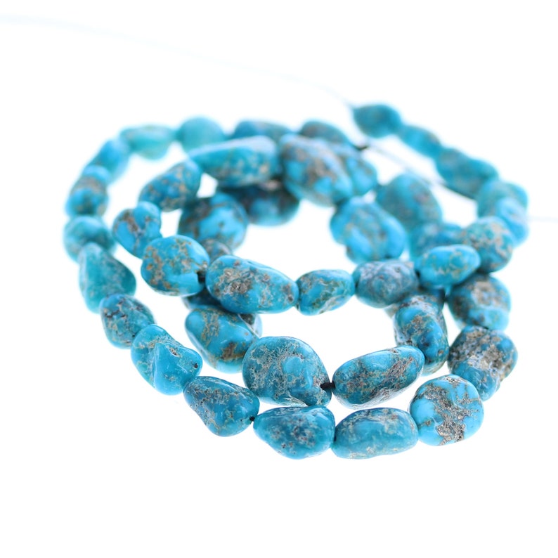 BLUE RIDGE ORVIL Jack Turquoise Beads Potato Shape