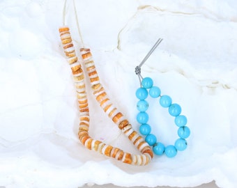 Spiny Oyster and Sleeping Beauty Turquoise Beads Set