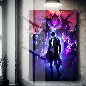 Anime Metal Wall Art, Anime Poster – Otaku Room Decor | Anime Aluminum Print Artwork, Anime Metal Sign, Anime Fan Gifts, Japanese Wall Art