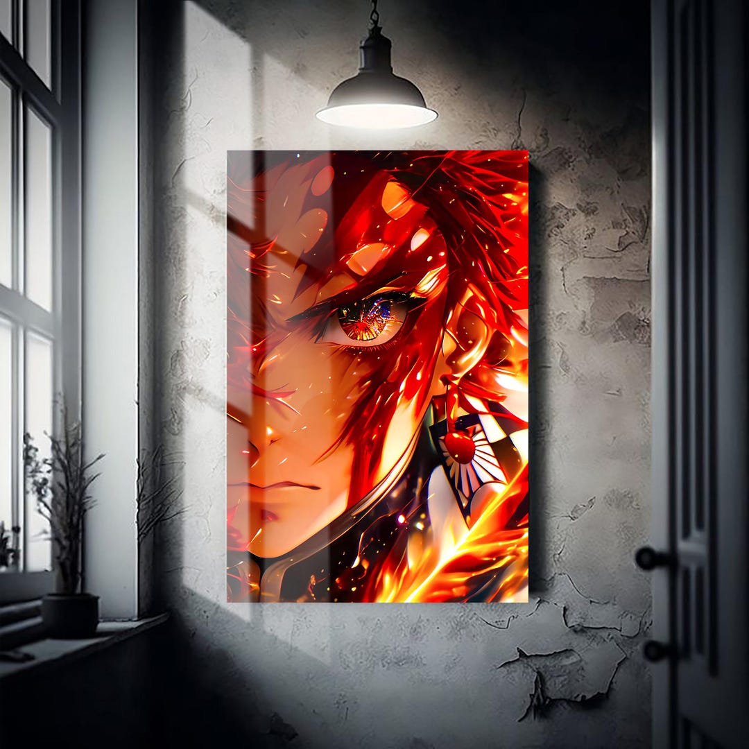 Anime Metal Wall Art, Anime Poster – Otaku Room Decor | Anime Aluminum