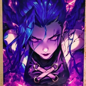 Anime Metal Wall Art, Anime Poster – Otaku Room Decor | Anime Aluminum Print Artwork, Anime Metal Sign, Anime Fan Gifts, Japanese Wall Art