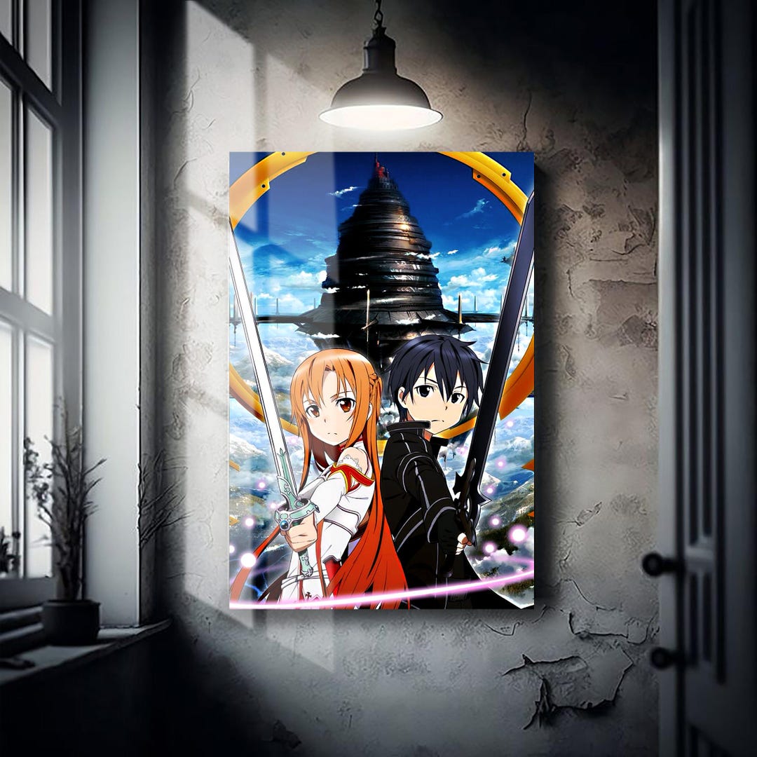 Anime Metal Wall Art, Anime Poster – Otaku Room Decor | Glossy Aluminum