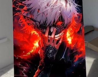 Anime Metal Wall Art, Anime Poster – Otaku Room Decor | Anime Aluminum Print Artwork, Anime Metal Sign, Anime Fan Gifts, Japanese Wall Art