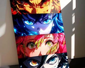 Anime Metal Wall Art, Anime Poster – Otaku Room Decor | Anime Aluminum Print Artwork, Anime Metal Sign, Anime Fan Gifts, Japanese Wall Art