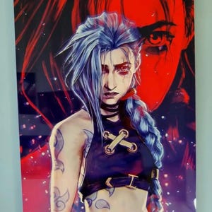 Anime Metal Wall Art, Anime Poster – Otaku Room Decor | Anime Aluminum Print Artwork, Anime Metal Sign, Anime Fan Gifts, Japanese Wall Art