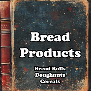 Productos de pan vintage, regalos para amantes del pan, descarga digital, pan de levadura, técnicas caseras