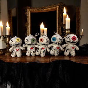 Voodoo Doll keyring - designs may vary