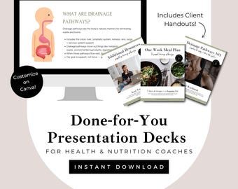 Presentación de diapositivas de Canva sobre vías de drenaje: Plantilla personalizable para profesionales de la salud