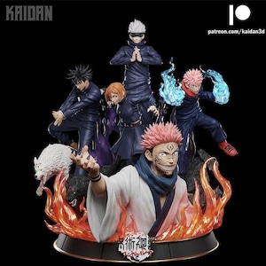 Jujutsu Kaisen Diorama Collectible 12k High Detail Hand-Painted Resin Statue Figure Gift (UNASSEMBLE)