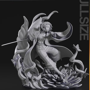 Shinobu Demon Slayer Collectible 12k High Detail Hand-Painted Resin Statue Figure Gift (UNASSEMBLE)