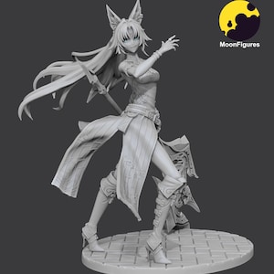 Feixiao Honkai Star Rail Collectible 12k High Detail Hand-Painted Resin Statue Figure Gift (UNASSEMBLE)