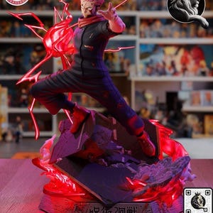 Itadori Yuji Diorama Jujutsu Kaisen Collectible 12k High Detail Hand-Painted Resin Statue Figure Gift (UNASSEMBLE)